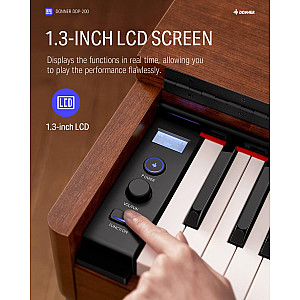 Donner DDP 200 88 Key Weighted Graded Hammer Upright Digital Piano